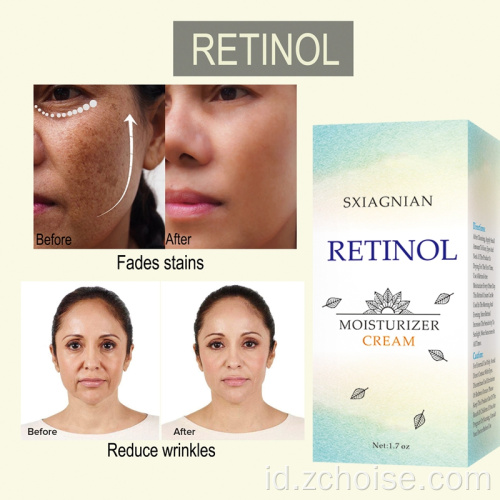 2.5% krim malam retinol melembabkan krim retinol wajah